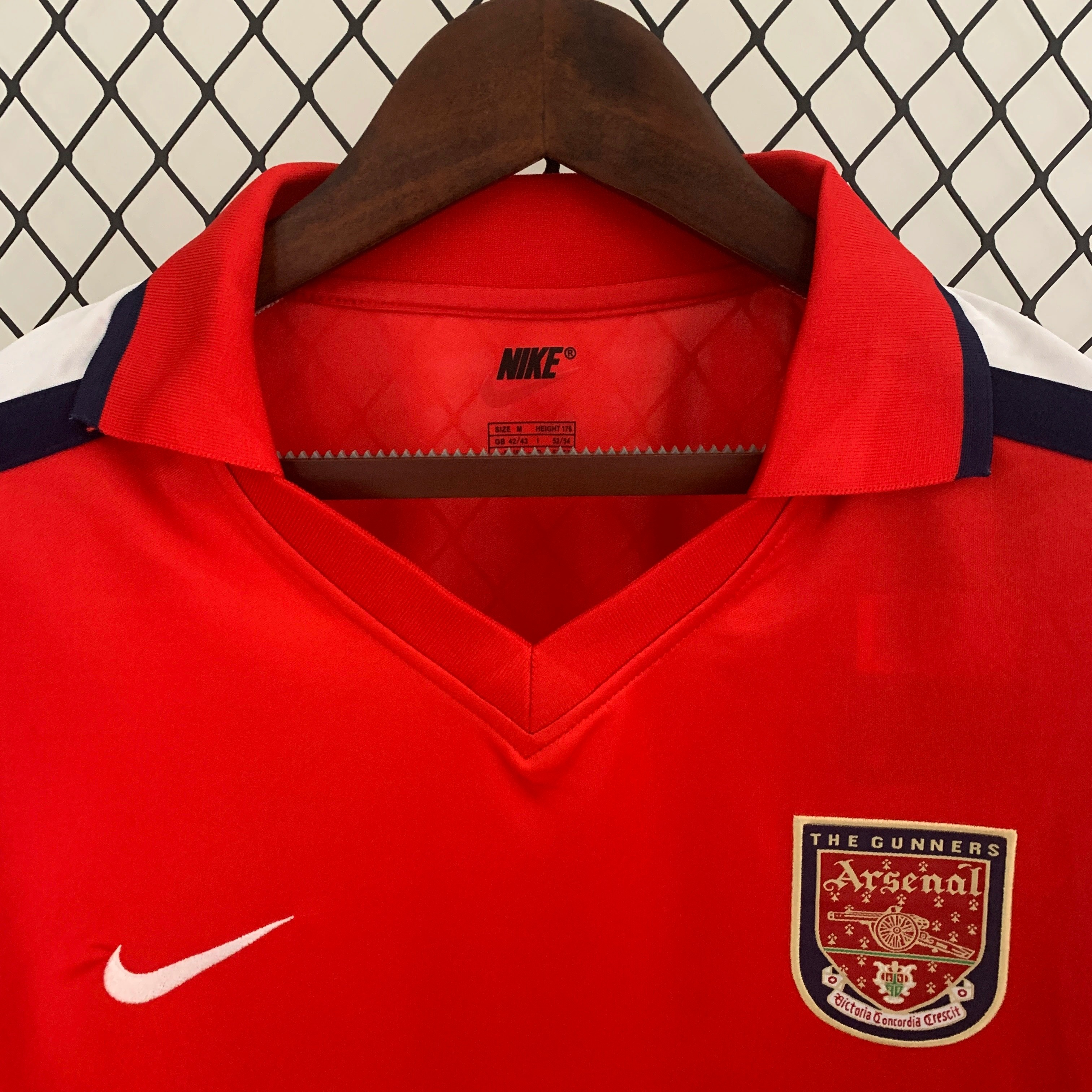 Arsenal Soccer Retro Jersey Home Custom Shirt 2000-02 - ujerseystore