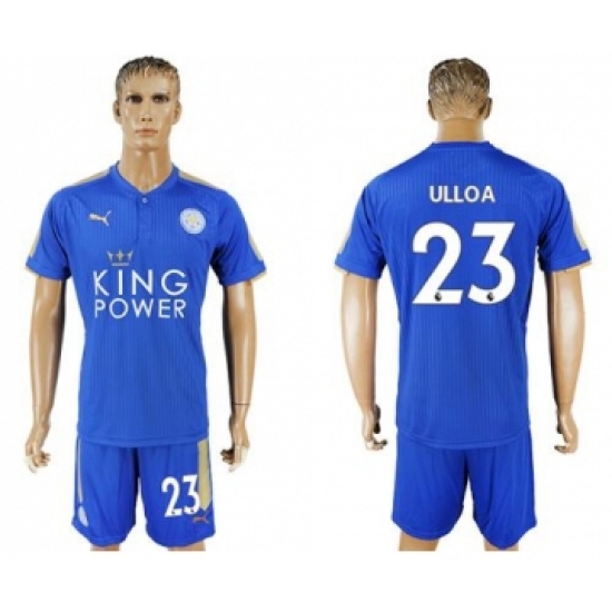 Leicester City #23 Ulloa Home Soccer Club Jersey