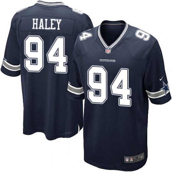 Men's Nike Dallas Cowboys #94 Charles Haley Game Navy Blue Team Color NFL Jersey - Ujersey