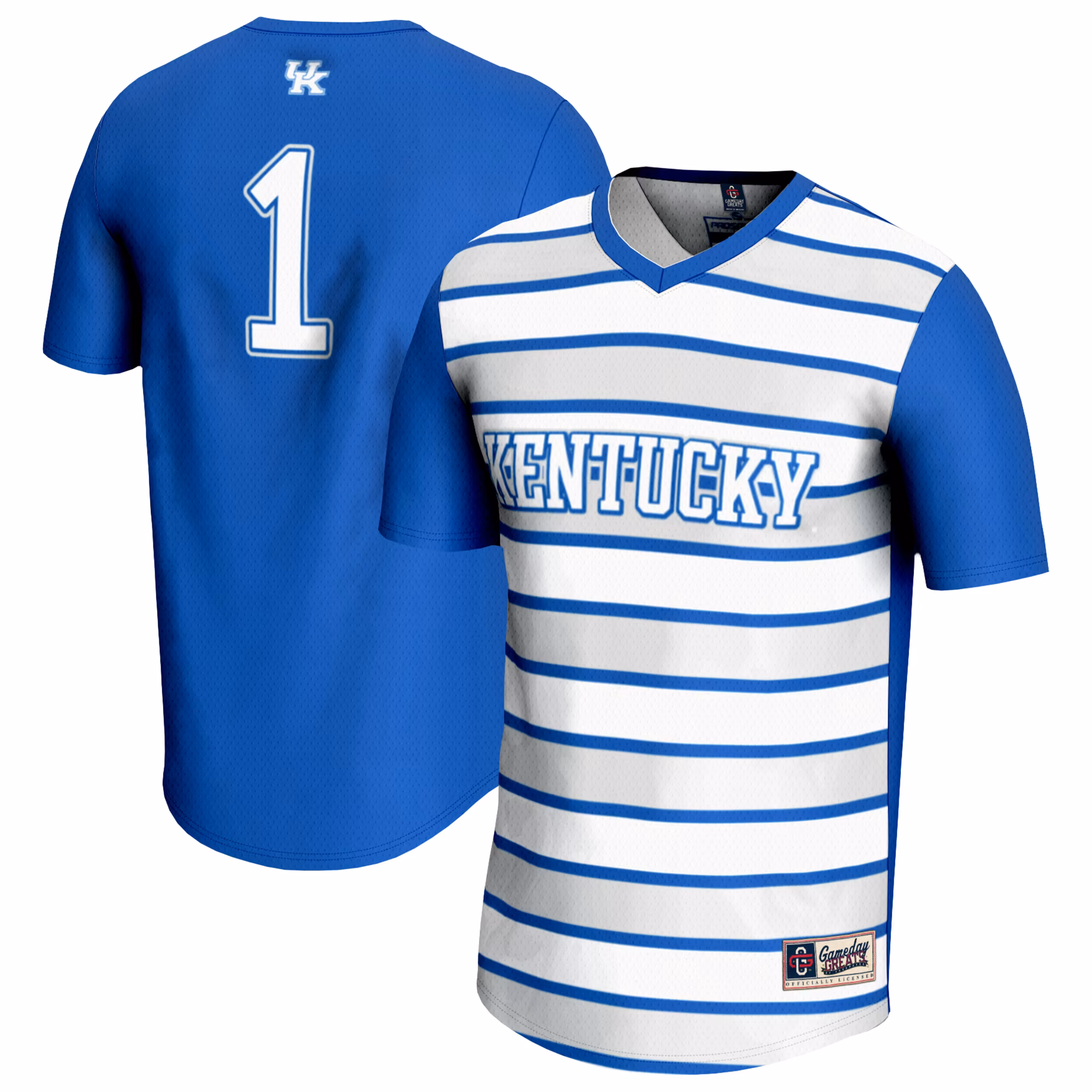 Youth GameDay Greats #1 Royal Kentucky Wildcats Lightweight Soccer Fashion Jersey - Ujersey Shop