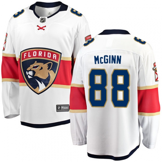 Men's Florida Panthers #88 Jamie McGinn Fanatics Branded White Away Breakaway NHL Jersey - Ujersey