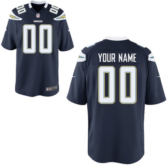 Youth Los Angeles Chargers Nike Navy Custom Game Jersey - Ujersey