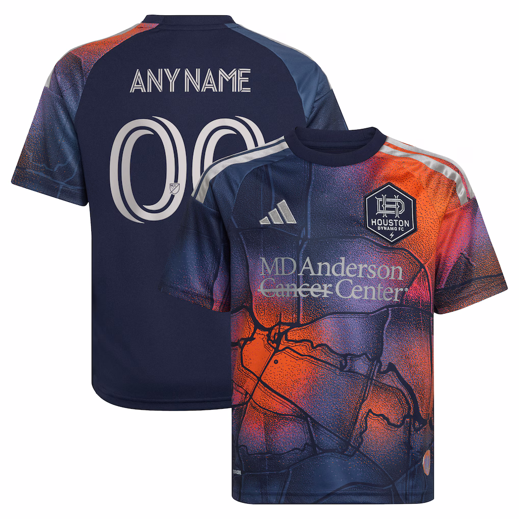 Youth Houston Dynamo FC adidas Blue 2026 Mission Control Replica Custom Jersey - Ujersey NHL
