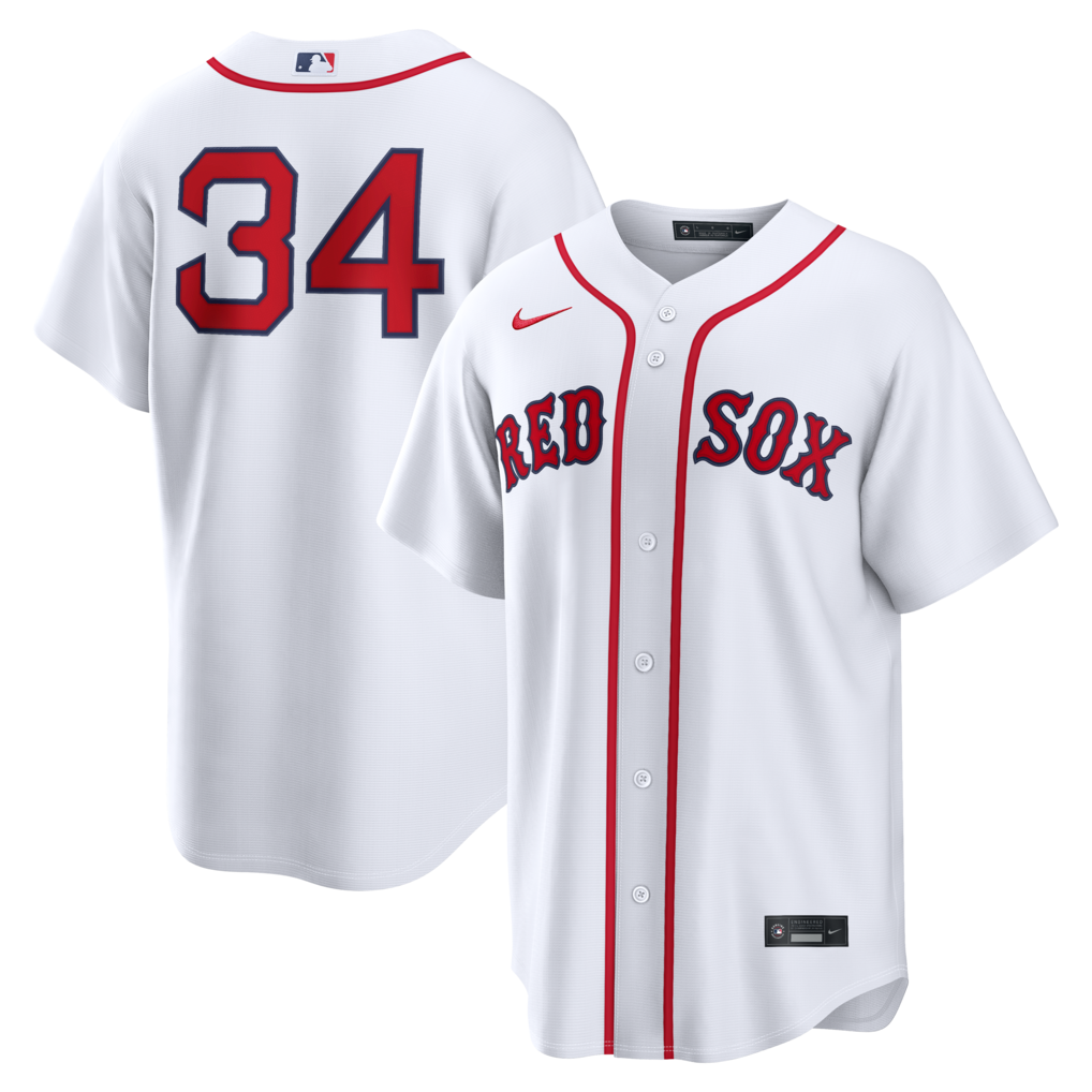Men's Boston Red Sox David Ortiz Nike White Home Replica Jersey - U-jersey