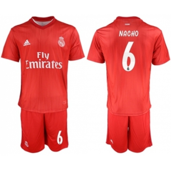 Real Madrid #6 Nacho Third Soccer Club Jersey