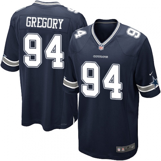 Men's Nike Dallas Cowboys #94 Randy Gregory Game Navy Blue Team Color NFL Jersey - Ujersey