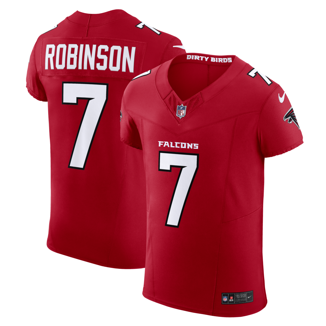 Men's Atlanta Falcons Bijan Robinson Nike Red Team Vapor F.U.S.E. Elite Jersey - U-jersey