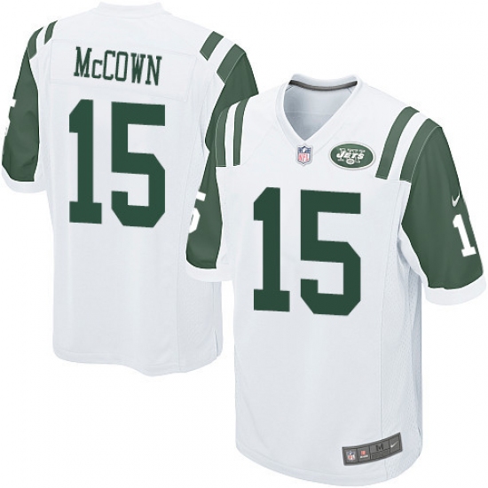 Men's Nike New York Jets #15 Josh McCown Game White NFL Jersey - Ujersey