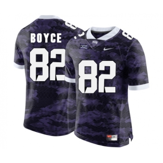 TCU Horned Frogs 82 Josh Boyce Purple College Football Limited Jersey - Ujersey