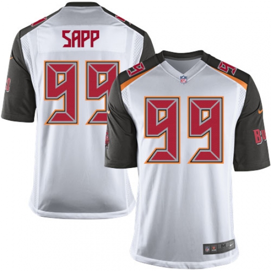 Men's Nike Tampa Bay Buccaneers #99 Warren Sapp Game White NFL Jersey - Ujersey