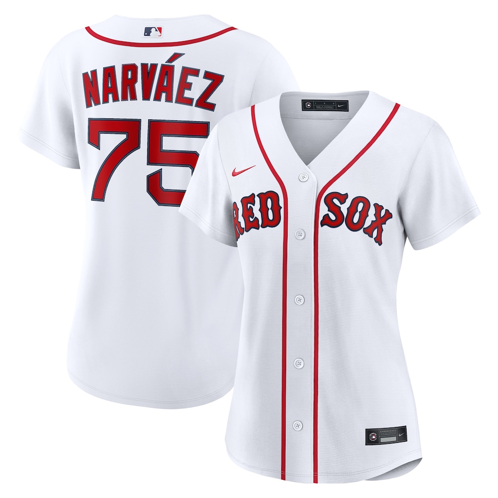 Women's Boston Red Sox Carlos Narváez Nike White Home Replica Jersey - Ujersey Shop