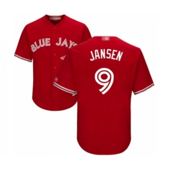 Youth Toronto Blue Jays #9 Danny Jansen Authentic Scarlet Alternate Baseball Player Jersey - Ujersey