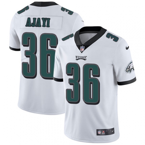 Youth Nike Philadelphia Eagles #36 Jay Ajayi White Vapor Untouchable Limited Player NFL Jersey - Ujersey