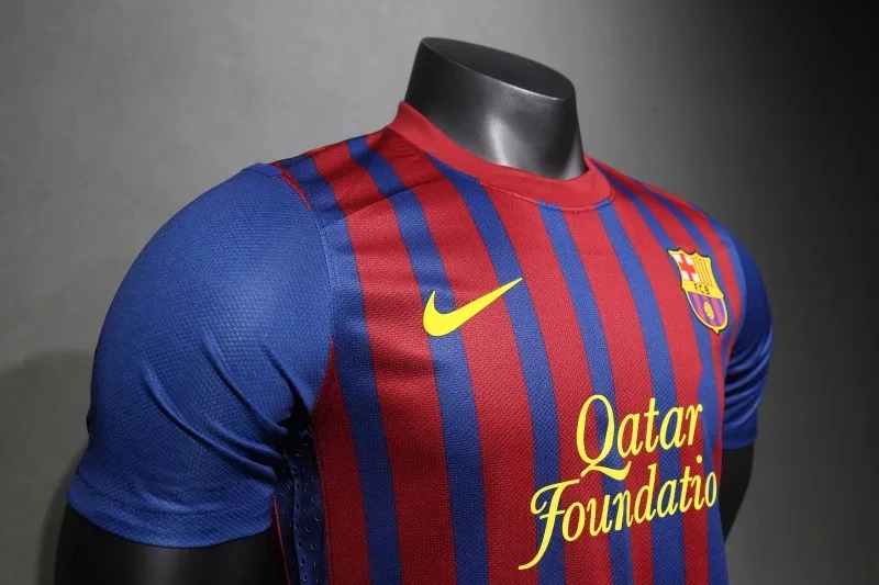 Barcelona Retro Jersey Home Soccer Shirt 2011-12