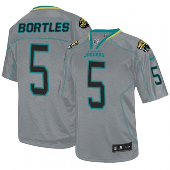Youth Nike Jacksonville Jaguars #5 Blake Bortles Elite Lights Out Grey NFL Jersey - Ujersey