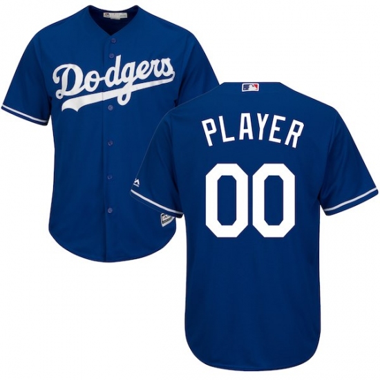 Men's Los Angeles Dodgers Majestic Royal Cool Base Custom Jersey - Ujersey