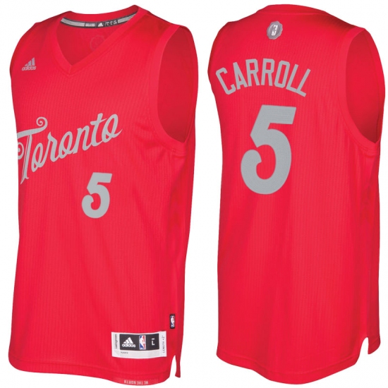 Men's Toronto Raptors #5 DeMarre Carroll Red 2016-2017 Christmas Day NBA Swingman Jersey - Ujersey