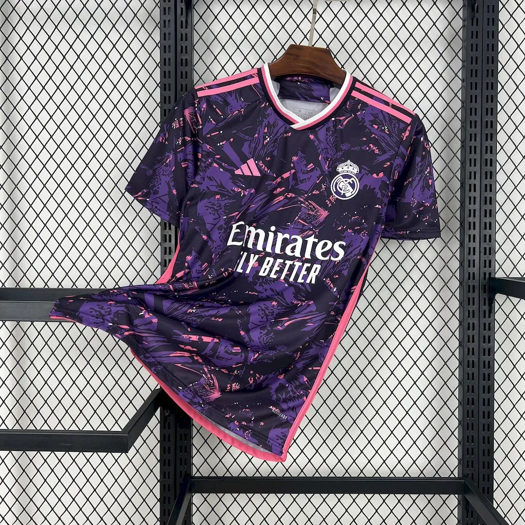 Real Madrid Soccer Jersey Purple Special Edition Custom Shirt 2024/25 - ujerseystore