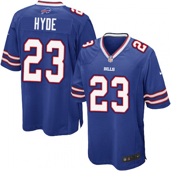 Men's Nike Buffalo Bills #23 Micah Hyde Game Royal Blue Team Color NFL Jersey - Ujersey