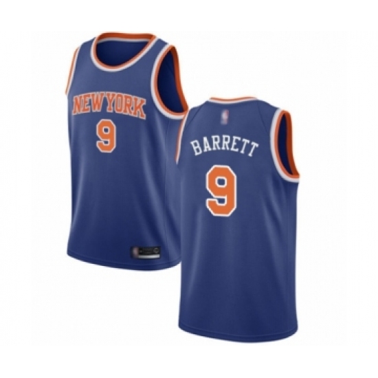 Youth New York Knicks #9 RJ Barrett Swingman Royal Blue Basketball Jersey - Icon Edition - Ujersey