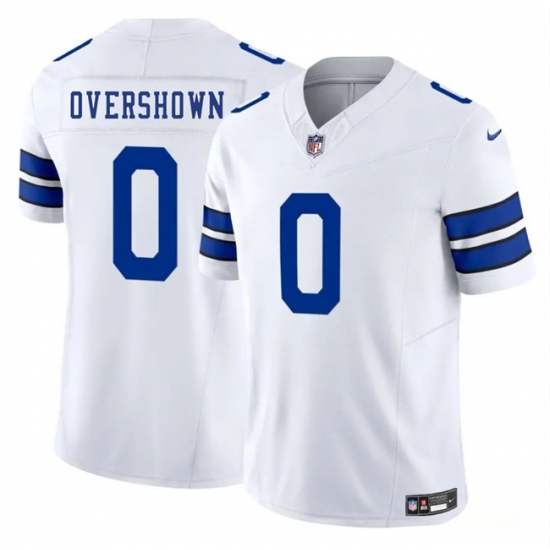 Men's Dallas Cowboys #0 DeMarvion Overshown White 2025 F.U.S.E. Vapor Untouchable Limited Football Stitched Jersey - Ujersey