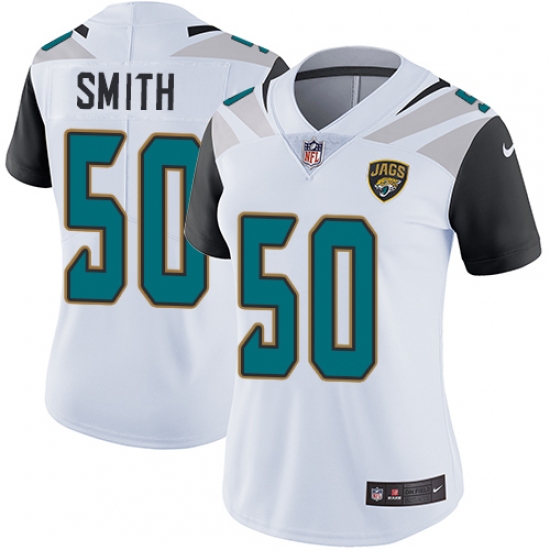 Women's Nike Jacksonville Jaguars #50 Telvin Smith Elite White NFL Jersey - Ujersey