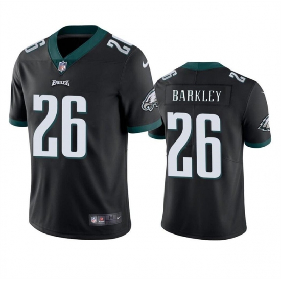 Men's Philadelphia Eagles #26 Saquon Barkley Black Vapor Untouchable Limited Football Stitched Jersey - Ujersey