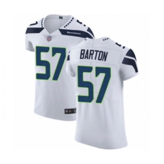 Men's Seattle Seahawks #57 Cody Barton White Vapor Untouchable Elite Player Football Jersey - Ujersey