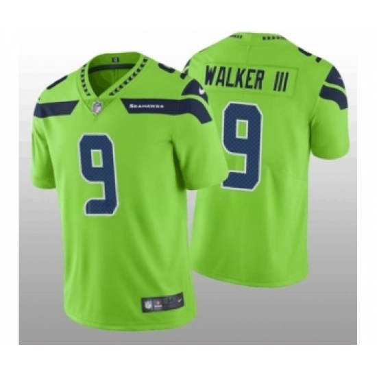 Men's Seattle Seahawks #9 Kenneth Walker III Green Vapor Untouchable Limited Stitched Jersey - Ujersey