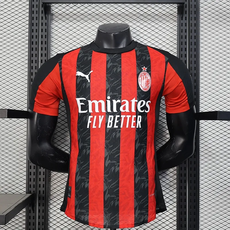 AC Milan Soccer Jersey Home Shirt 2025/26 - Ujersey NHL
