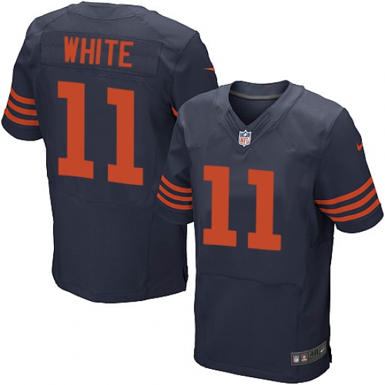 Men's Nike Chicago Bears #11 Kevin White Elite Navy Blue Alternate NFL Jersey - Ujersey