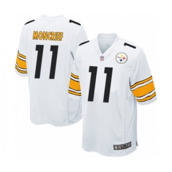 Men's Pittsburgh Steelers #11 Donte Moncrief Game White Football Jersey - Ujersey