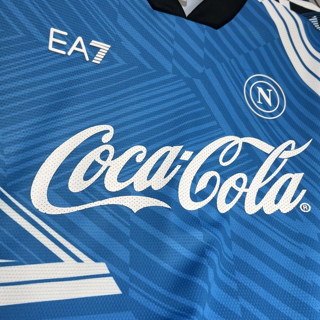 Napoli Soccer Jersey Pre-Match Custom Shirt 2024/25 - ujerseystore