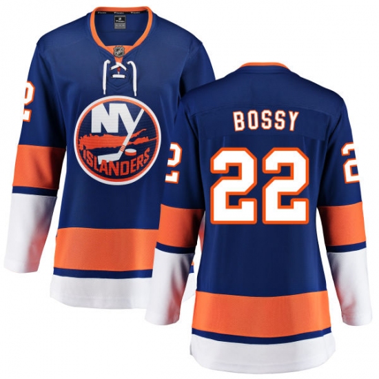 Women's New York Islanders #22 Mike Bossy Fanatics Branded Royal Blue Home Breakaway NHL Jersey - Ujersey