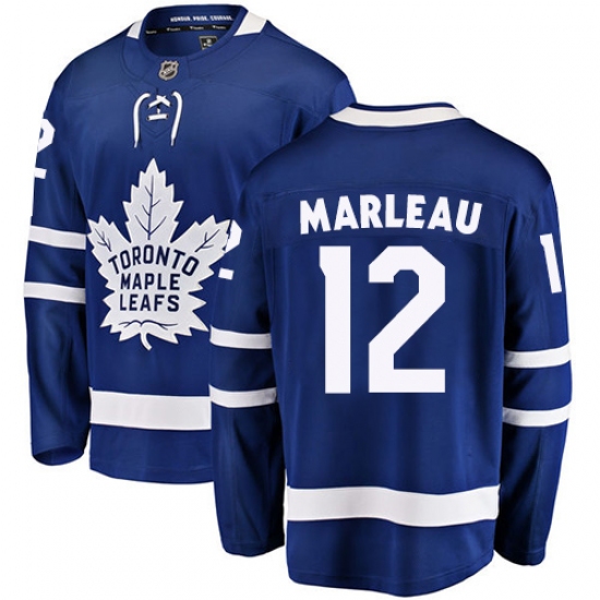 Youth Toronto Maple Leafs #12 Patrick Marleau Fanatics Branded Royal Blue Home Breakaway NHL Jersey - Ujersey