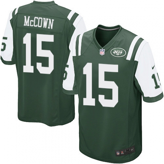 Men's Nike New York Jets #15 Josh McCown Game Green Team Color NFL Jersey - Ujersey