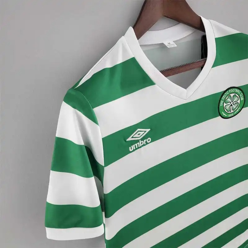 Celtic Retro Soccer Jersey Home Custom Shirt 1980/81 - ujerseystore