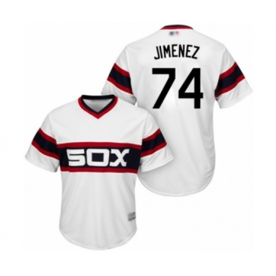 Men's Chicago White Sox #74 Eloy Jimenez Replica White 2013 Alternate Home Cool Base Baseball Jersey - Ujersey