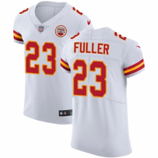 Men's Nike Kansas City Chiefs #23 Kendall Fuller White Vapor Untouchable Elite Player NFL Jersey - Ujersey