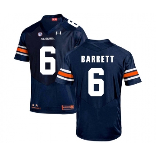 Auburn Tigers 6 Devan Barrett Navy College Football Jersey - Ujersey