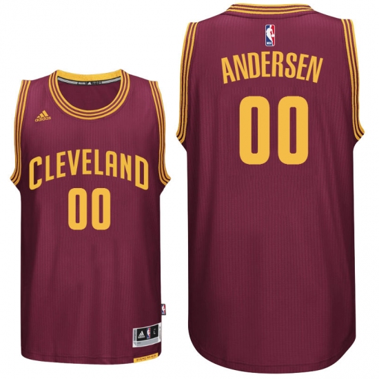 Cleveland Cavaliers #00 Chris Andersen New Swingman Road Wine Jersey - Ujersey