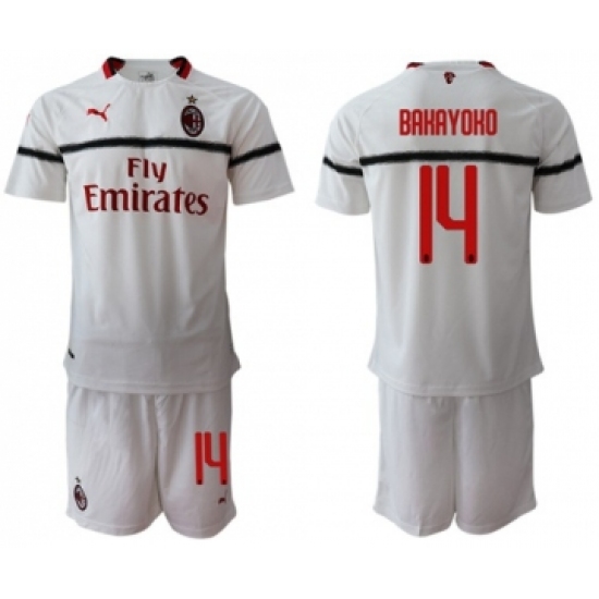 Inter Milan #8 Palacio White Away Soccer Club Jersey