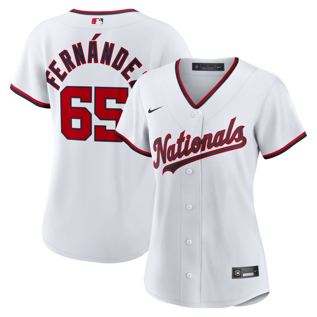 Women's Washington Nationals Julian Fernandez Nike White Home Replica Jersey - Ujersey