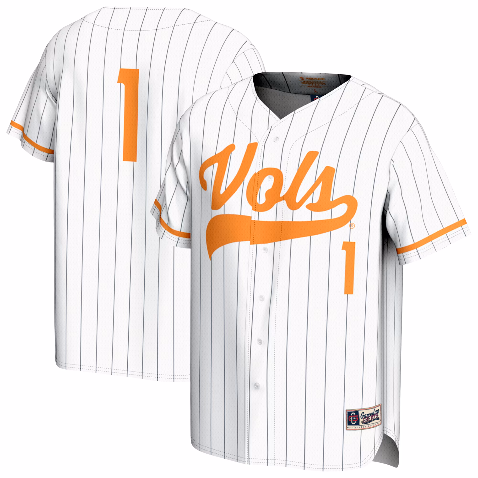 Youth GameDay Greats White Tennessee Volunteers Softball Fashion Jersey - ujerseystore