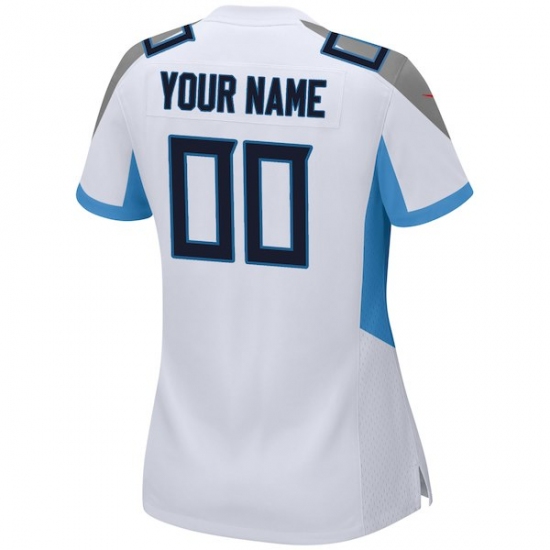 : Women's Tennessee Titans Nike White 2018 Custom Game Jersey - Ujersey