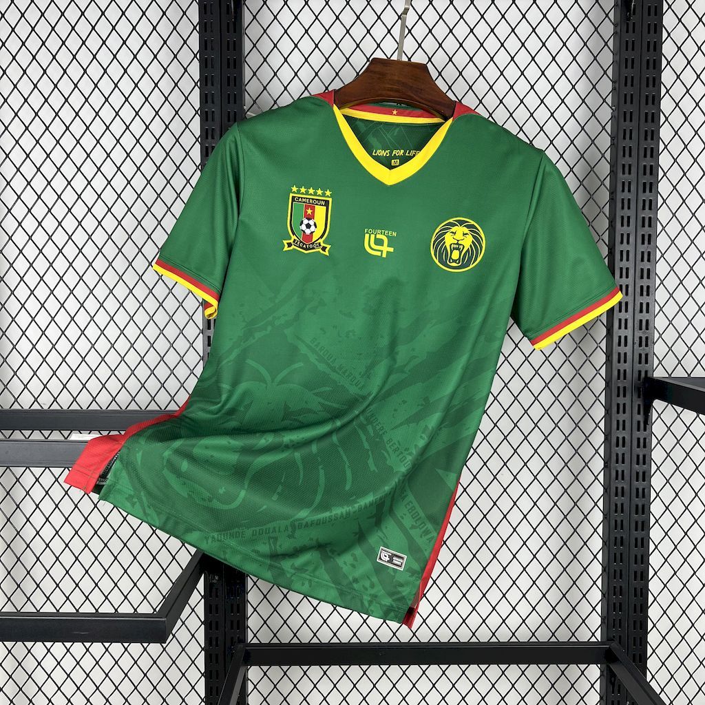 Cameroon Soccer Jersey Home Custom Shirt 2025 - ujerseystore