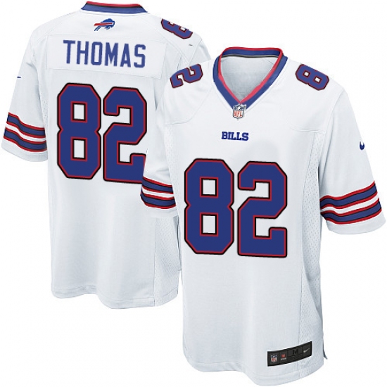 Youth Nike Buffalo Bills #82 Logan Thomas Game White NFL Jersey - Ujersey