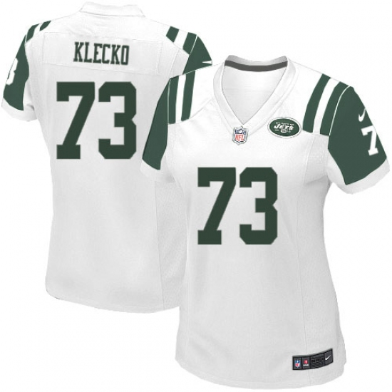 Women's Nike New York Jets #73 Joe Klecko Game White NFL Jersey - Ujersey