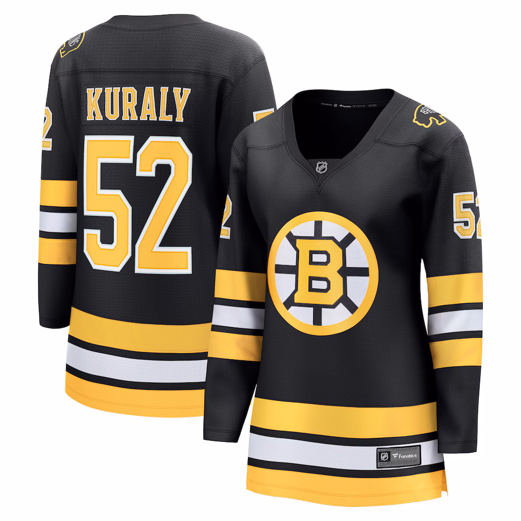 Women's Boston Bruins Sean Kuraly Fanatics Black Home Breakaway Player Jersey - ujerseystore