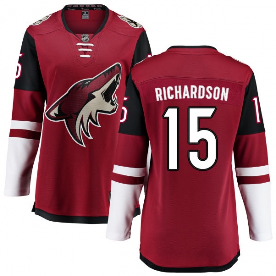 Women's Arizona Coyotes #15 Brad Richardson Fanatics Branded Burgundy Red Home Breakaway NHL Jersey - Ujersey